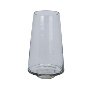 Clear Glass Tapered Vase | Harvey Bruce Blinds, Shutters & Interiors 