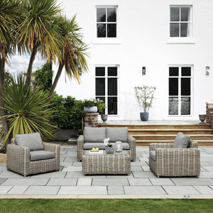Amalfi Collection Outdoor Four Seater Set | Harvey Bruce Blinds, Shutters & Interiors 