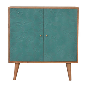 Acadia Teal Cabinet | Harvey Bruce Blinds, Shutters & Interiors 