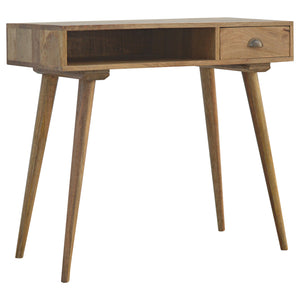 Solid Wood Writing Desk with Open Slot | Harvey Bruce Blinds, Shutters & Interiors 