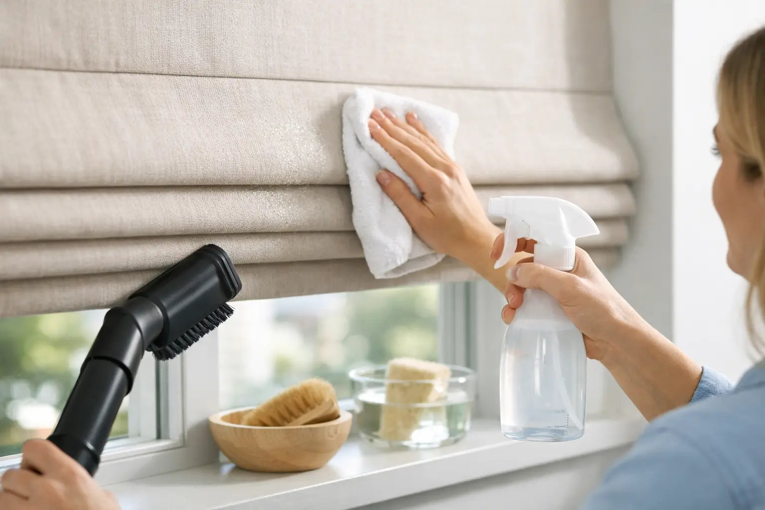 How to Clean Roman Blinds Properly - Harvey Bruce Blinds, Shutters