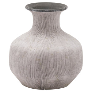 Bloomville Squat Stone Vase