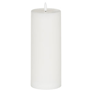 Luxe Collection Natural Glow 3.5x9 LED White Wax Candle