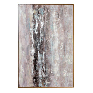 Traverse Hand Painted Canvas In Frame