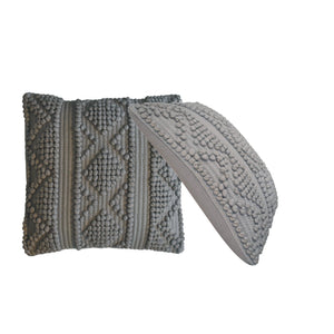 Nola Cushion Set of 2 - Grey