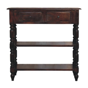 Turned legs Cherry Side Table