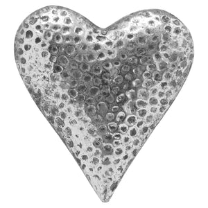 Aspen decorative large heart ornament in metallic finish for home decor and gifting
