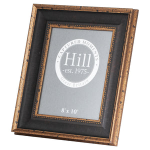 Elegant black and gold beaded photo frame 8x10 designed for showcasing cherished memories