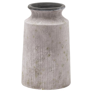 Bloomville urn stone vase with a textured finish, perfect for floral arrangements or decor
