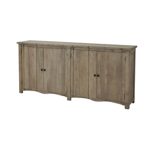 Copgrove Collection 4 door sideboard in a natural finish with ample storage for dining or living spaces