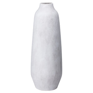 Large tall vase for home decor in a minimalist white finish, perfect for stylish flower arrangements