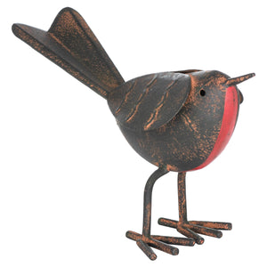 Harvey Bruce Robin ornament for home decor featuring a vintage design with a red belly