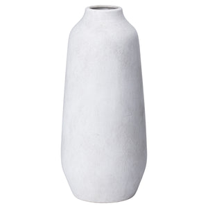 Modern tall ceramic vase in white, perfect for stylish home decor and floral arrangements