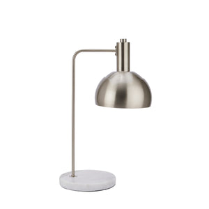 Marble And Silver Industrial Adjustable Desk Lamp | Harvey Bruce Blinds, Shutters & Interiors 