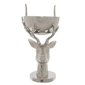 Silver Stag Bowl Ornament | Harvey Bruce Blinds, Shutters & Interiors 