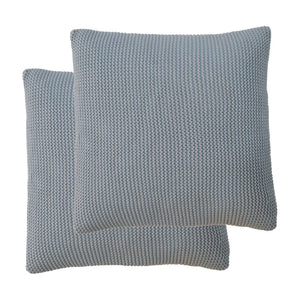 Blue Cotton Cushion Set of 2 | Harvey Bruce Blinds, Shutters & Interiors 