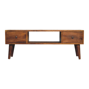 Classic Chestnut Coffee Table | Harvey Bruce Blinds, Shutters & Interiors 