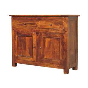 Chestnut Small Sideboard with 2 Drawers | Harvey Bruce Blinds, Shutters & Interiors 
