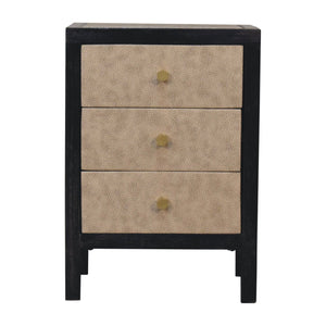 Mini Faux Leather Bedside | Harvey Bruce Blinds, Shutters & Interiors 