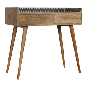 Bone Inlay Gallery Back Console Table | Harvey Bruce Blinds, Shutters & Interiors 