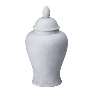 Darcy Large Stone Ginger Jar vase | Harvey Bruce Blinds, Shutters & Interiors 
