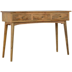 Nordic Style Console Table with 3 Drawers | Harvey Bruce Blinds, Shutters & Interiors 