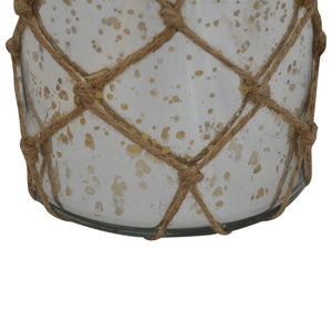 Glass Jar Lantern with Rope | Harvey Bruce Blinds, Shutters & Interiors 