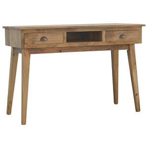 Solid Wood Writing Desk with 2 Drawers | Harvey Bruce Blinds, Shutters & Interiors 