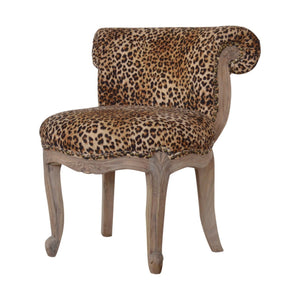 Leopard Print Studded Chair | Harvey Bruce Blinds, Shutters & Interiors 
