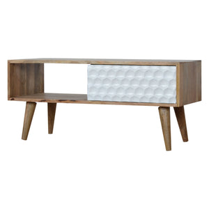 Honeycomb Carved Coffee Table | Harvey Bruce Blinds, Shutters & Interiors 